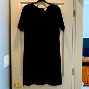 J Crew Ponte knit black size 12 dress